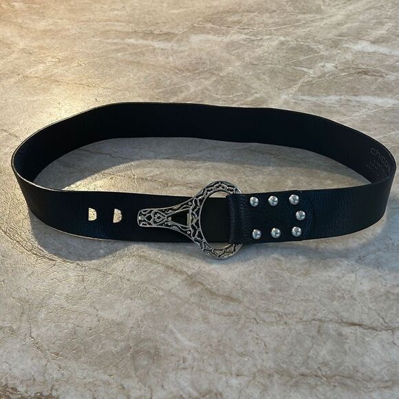 Chico's Accessories - CHICOS Black Leather Belt